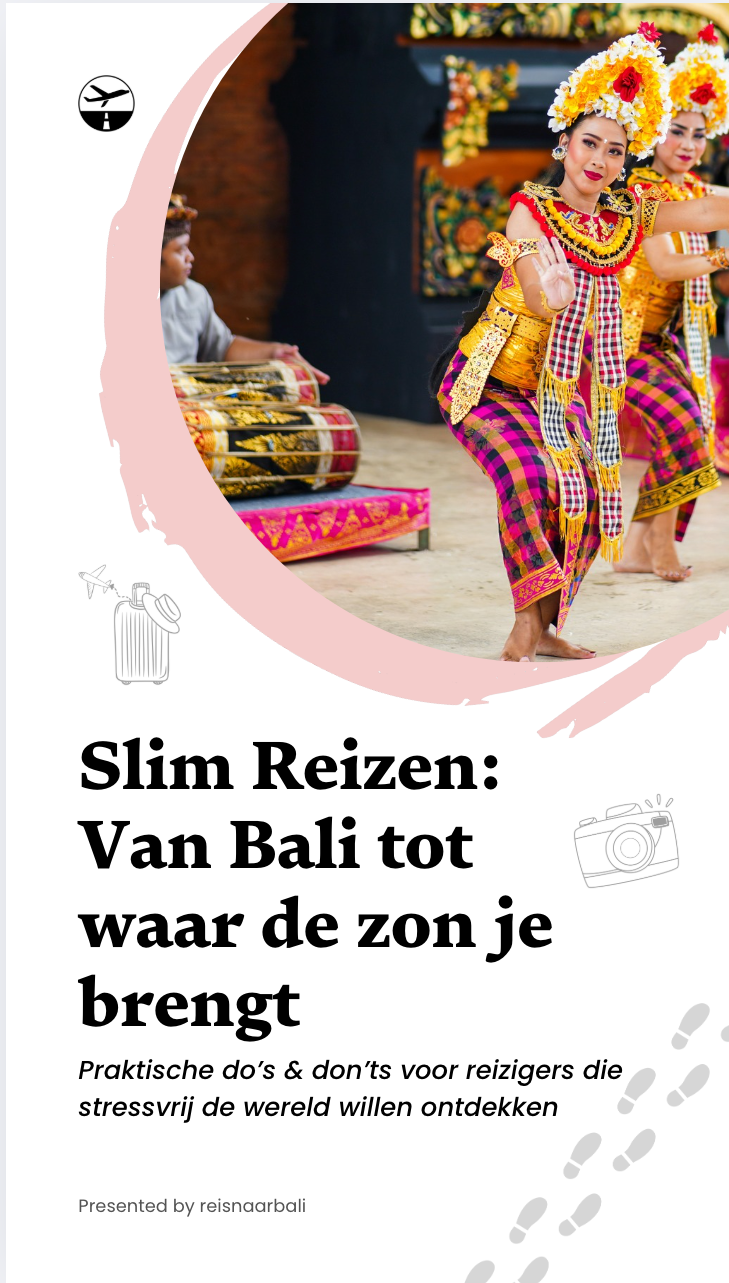 E-book: Slim reizen van Bali tot waar de zon je brengt